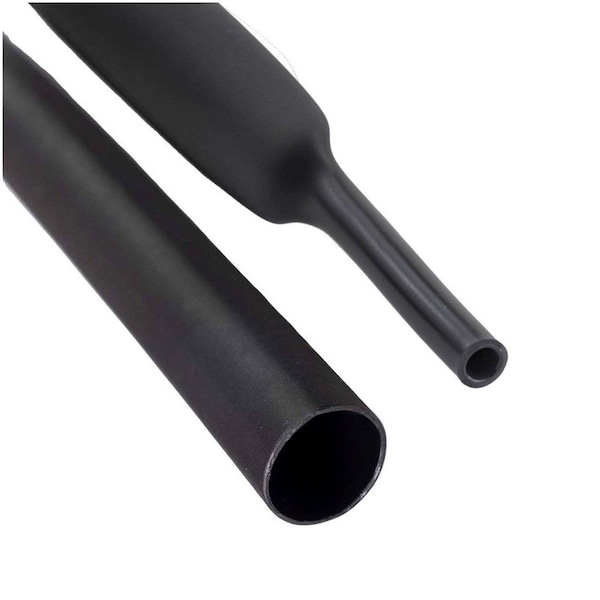 Kable Kontrol Adhesive Lined Heat Shrink Tube, Dual Wall, 4:1 I.D. Shrink Ratio, 1 in I.D. Before Shrinking, Black, 4 Ft HS464-BK - main
